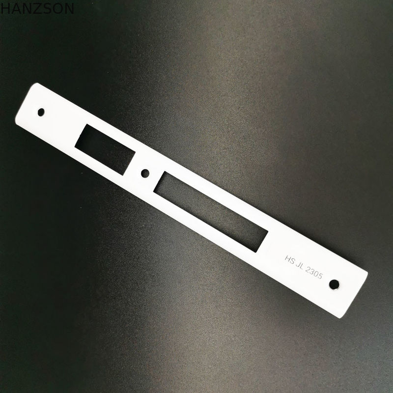 손잡이를 위한 창 자물쇠 하얀 도어 록 커버 판을 미끄러지게 하는 케케묵은 알루미늄