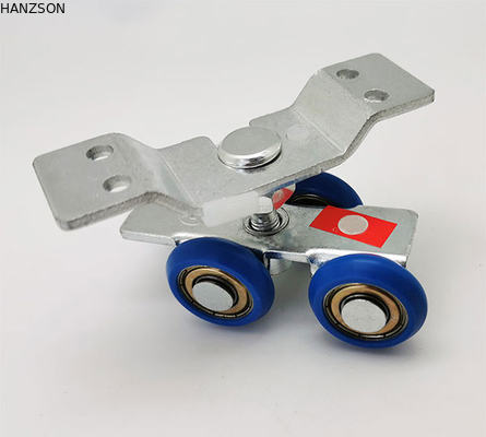 60.0mm 고도 미닫이 문 폴리 바퀴, 나일론 플라스틱 문 롤러 폭 26mm